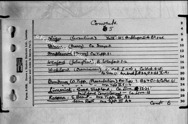 FR BROWNES INDEX